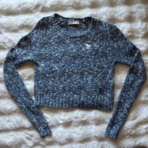 Abercrombie & Fitch Navy Marled Women's Sweater